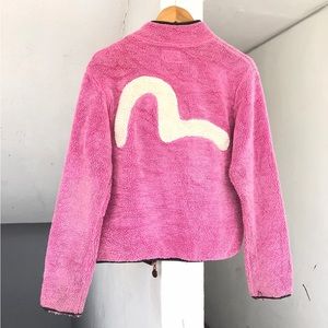 Evisu Boa Fleece Jacket